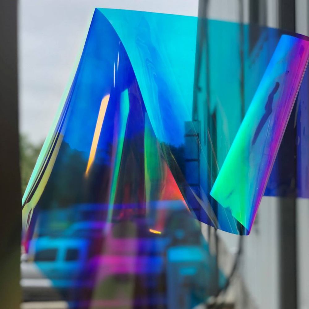 Rainbow Iridescent Window Film Self Adhesive for Glass Or Acrylic (6)